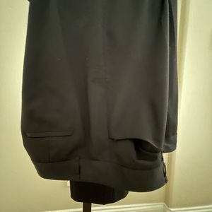 Jet black plus size 16w pants with 4 pockets and belt loops.